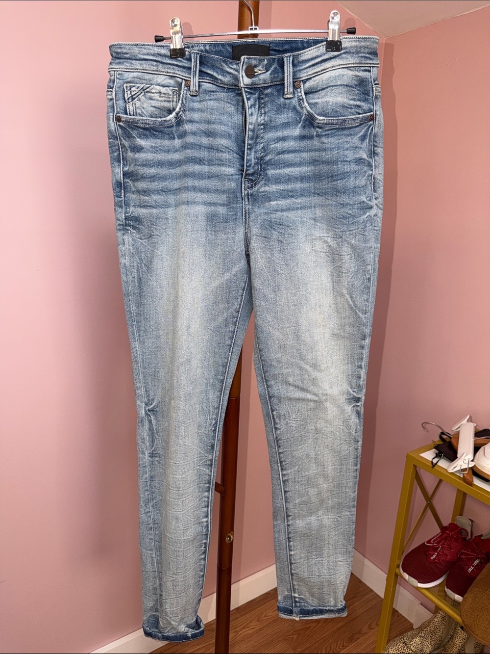 Buckle Light Blue Skinny Jeans